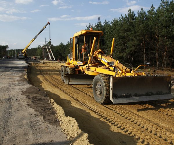 Road construction in the Belgorod region.